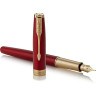 Ручка перьевая PARKER ESSENTIAL SONNET LAQUE RED GT F 1931478