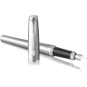 Ручка перьевая PARKER URBAN CORE F200 (1931605) Metro Metallic CT M сталь нержавеющая